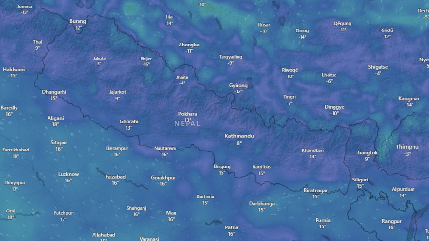 पहाडी भेगमा चट्याङसहित हल्का वर्षाको सम्भावना 